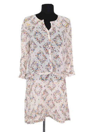 Robe Zadig & Voltaire Beige en Coton, taille S - Seconde Main