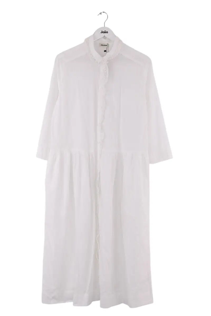 Robe Zadig & Voltaire Blanc en Coton, taille M - Seconde Main
