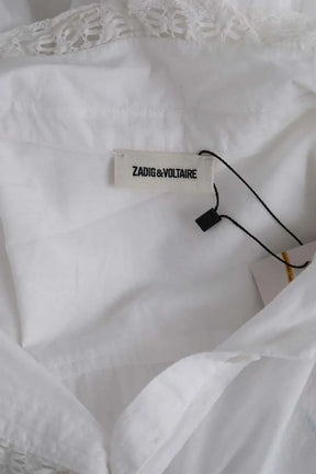 Robe Zadig & Voltaire Blanc en Coton