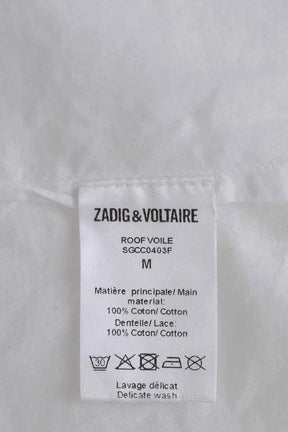 Robe Zadig & Voltaire Blanc en Coton