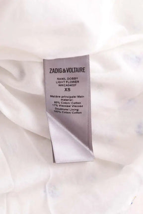 Robe Zadig & Voltaire Blanc en Coton