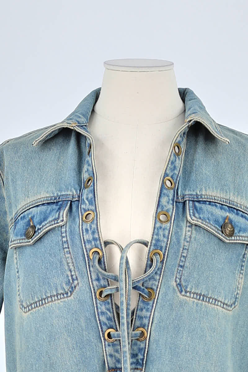 Robe Zadig & Voltaire Bleu en Coton