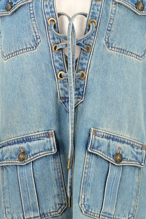 Robe Zadig & Voltaire Bleu en Coton