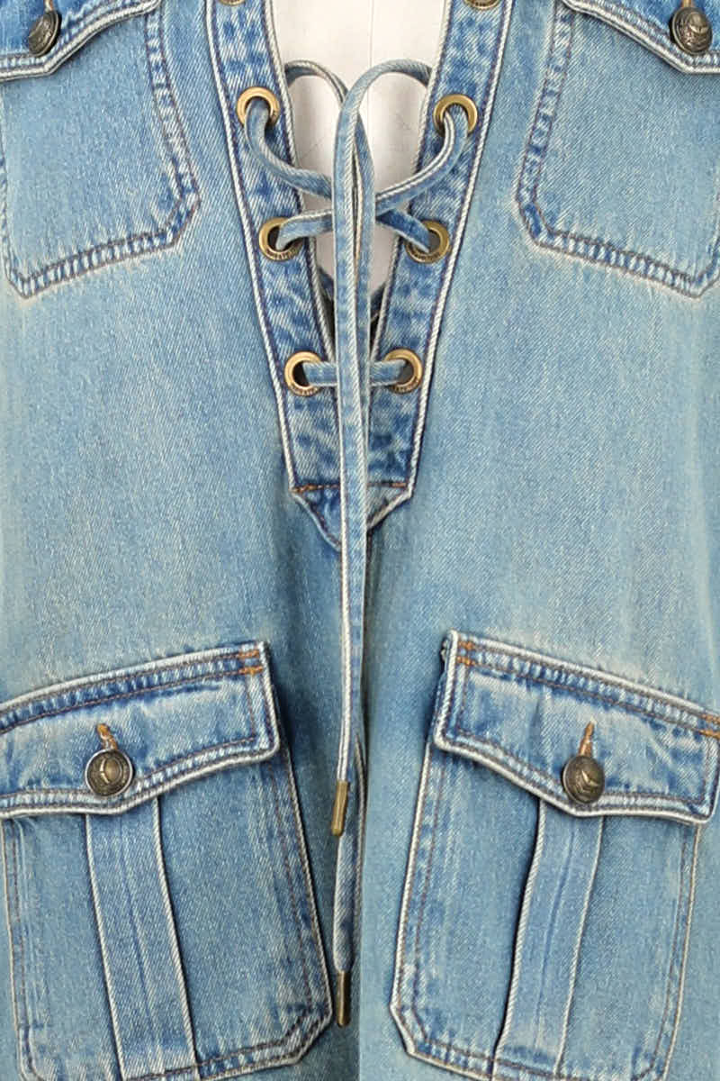 Robe Zadig & Voltaire Bleu en Coton