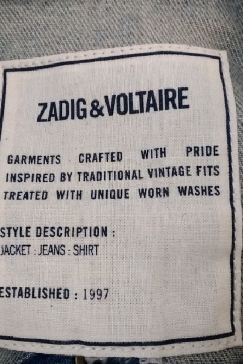Robe Zadig & Voltaire Bleu en Coton