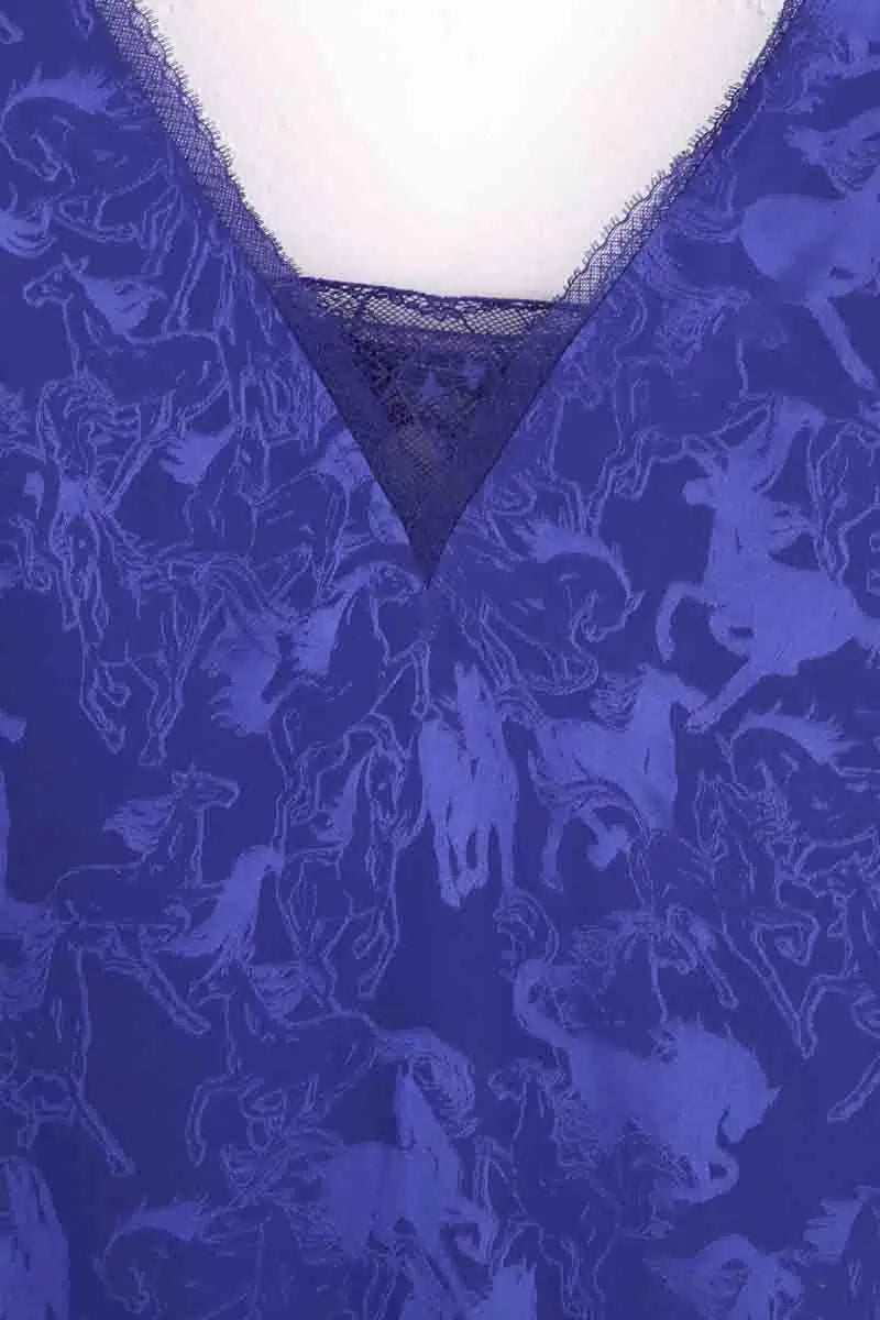 Robe Zadig & Voltaire Bleu en Soie