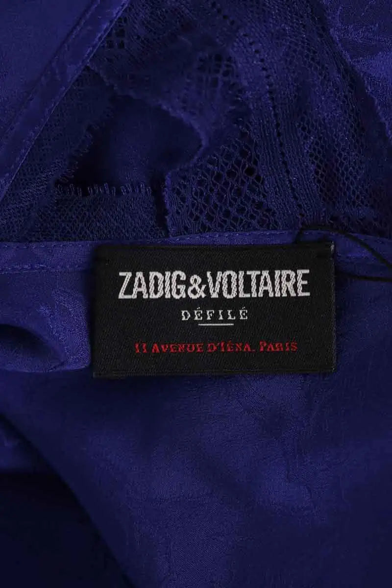 Robe Zadig & Voltaire Bleu en Soie