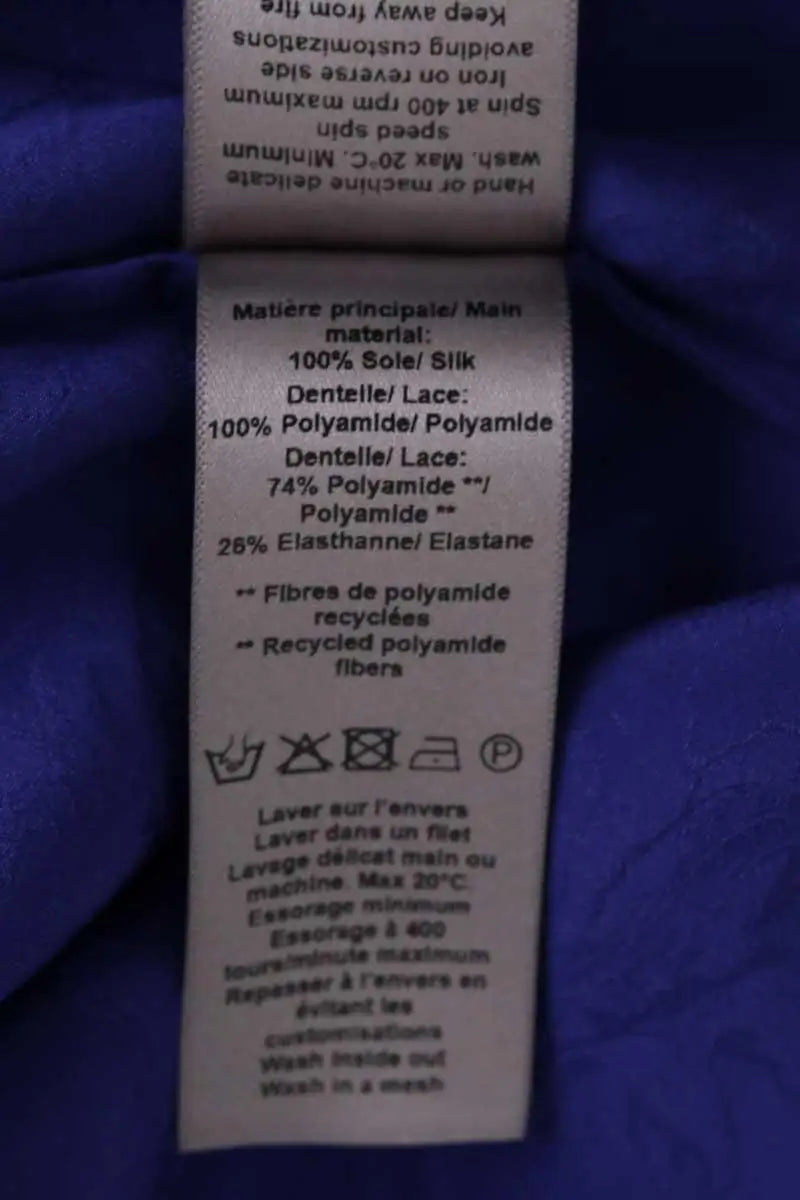 Robe Zadig & Voltaire Bleu en Soie