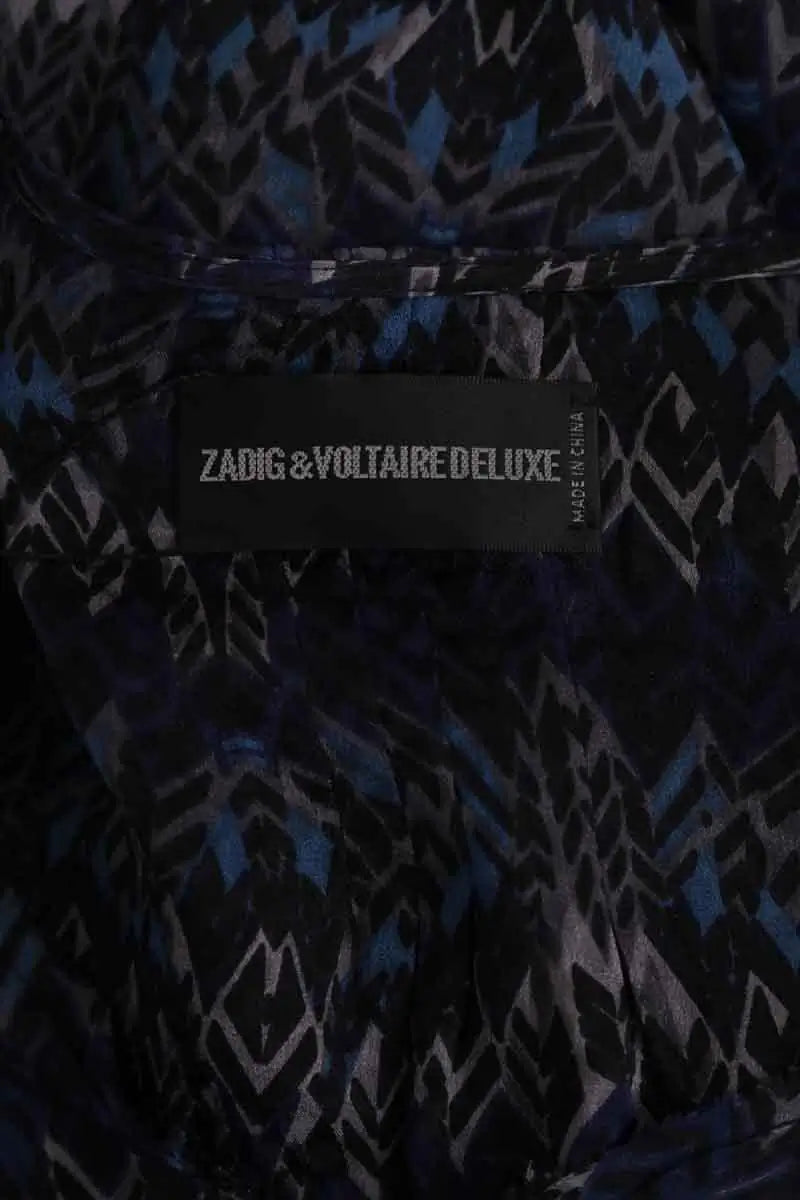 Robe Zadig & Voltaire Bleu en Soie
