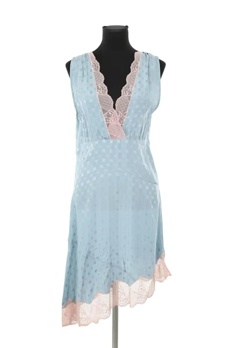 Robe Zadig & Voltaire Bleu en Soie, taille S - Seconde Main