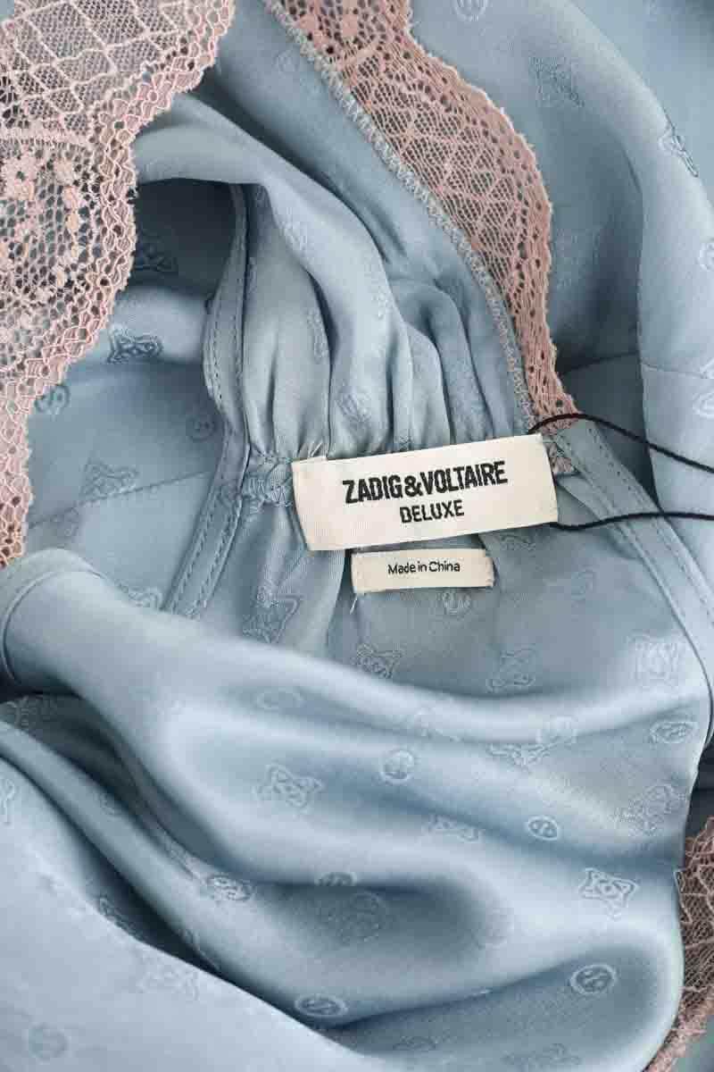 Robe Zadig & Voltaire Bleu en Soie