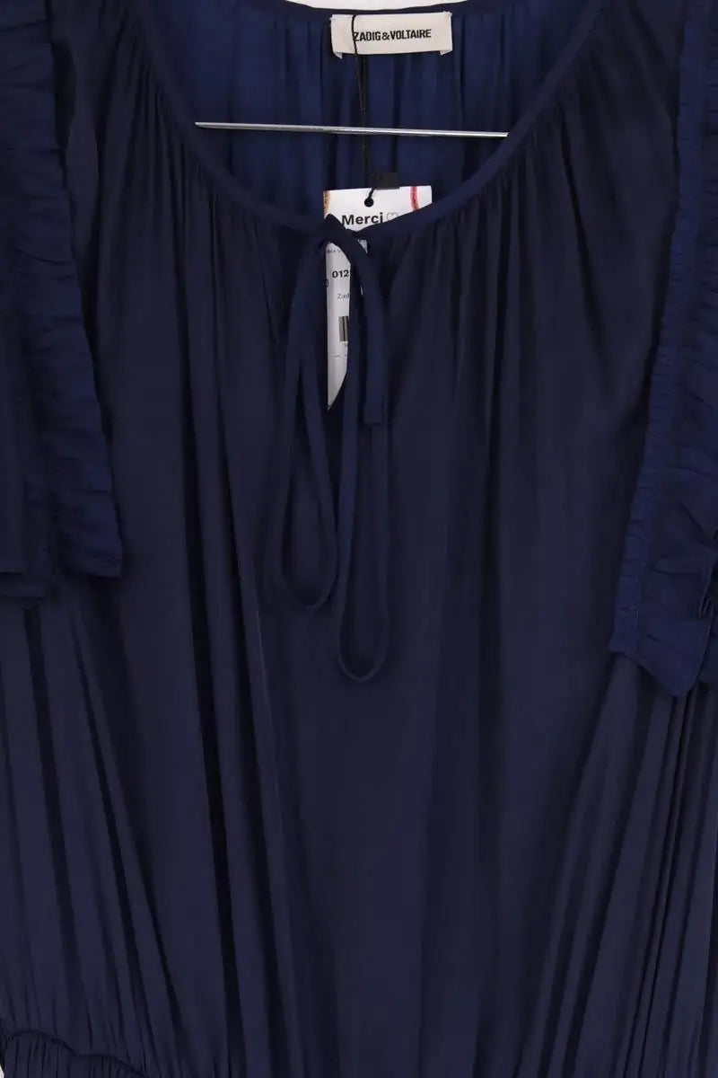 Robe Zadig & Voltaire Bleu en Synthétique