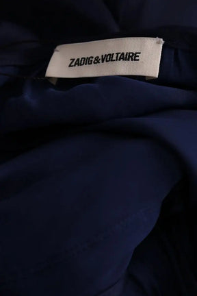 Robe Zadig & Voltaire Bleu en Synthétique