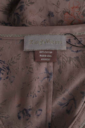 Robe Zadig & Voltaire Gris en Coton