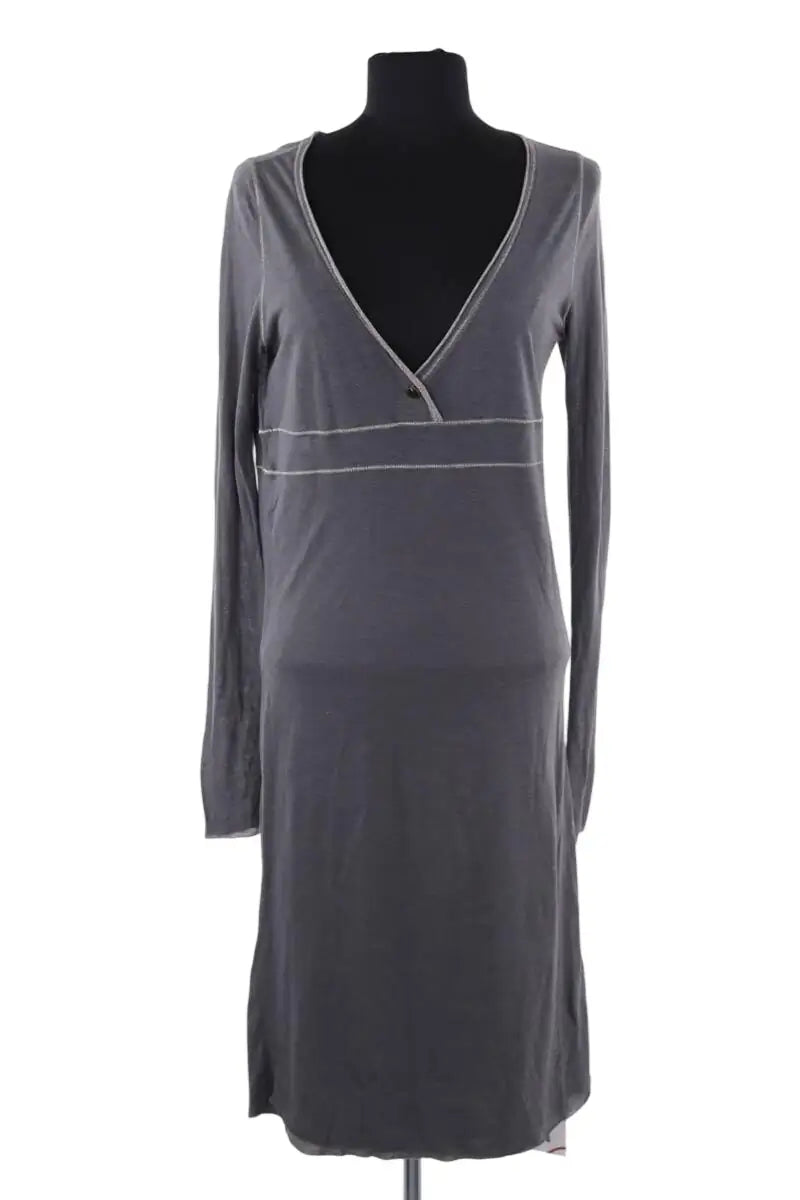 Robe Zadig & Voltaire Gris en Synthétique, taille S - Seconde Main