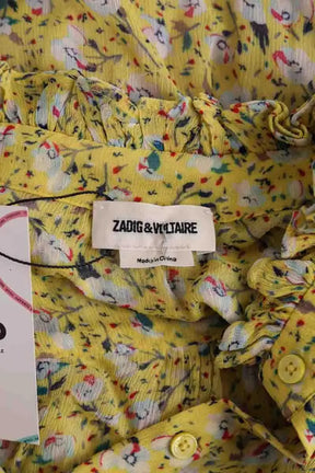 Robe Zadig & Voltaire Jaune en Synthétique