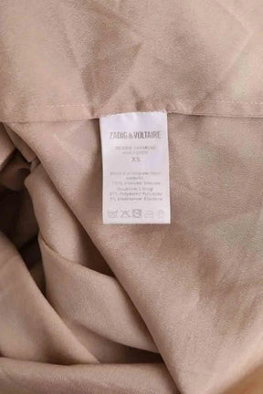 Robe Zadig & Voltaire Jaune en Synthétique