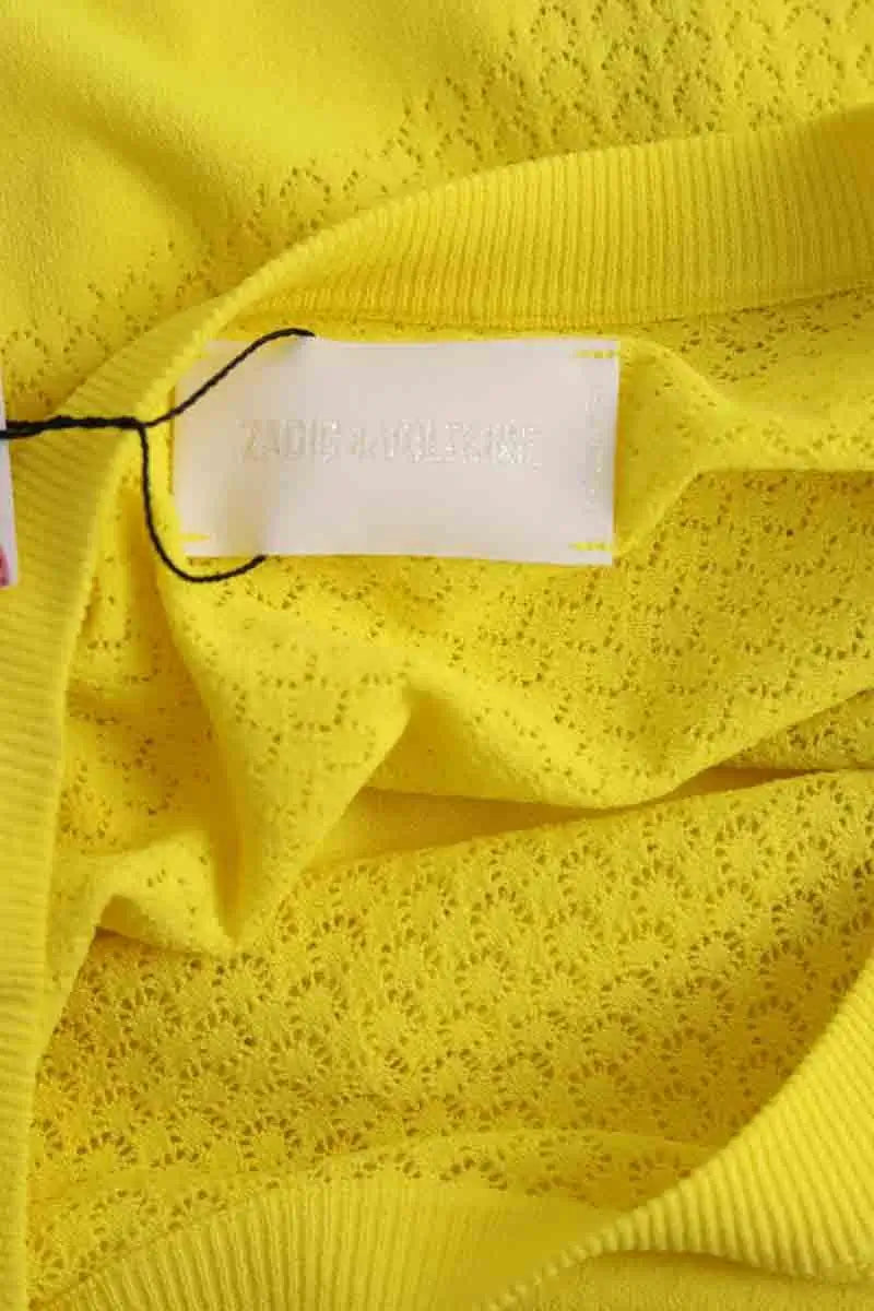 Robe Zadig & Voltaire Jaune en Viscose