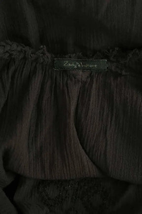 Robe Zadig & Voltaire Kaki en Coton