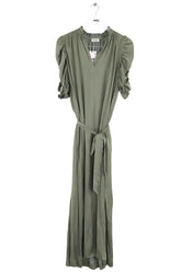 Robe Zadig & Voltaire Kaki en Soie, taille M - Seconde Main