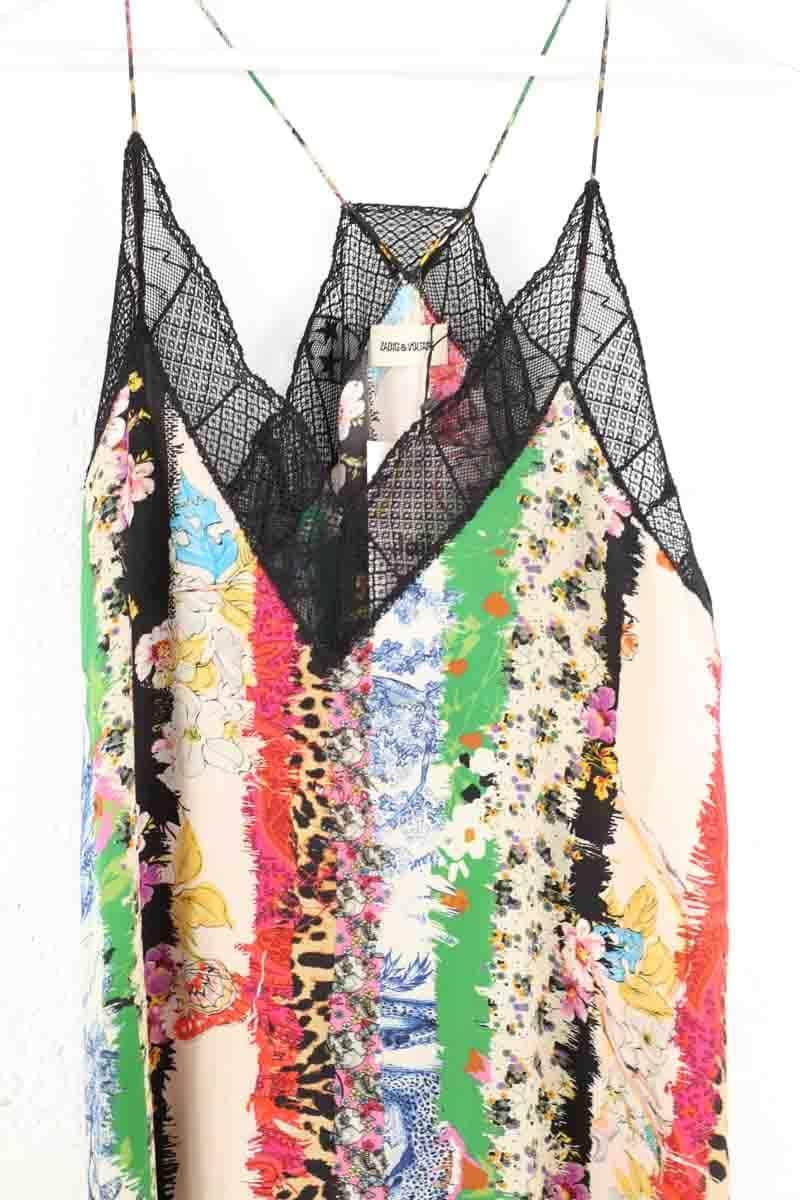 Robe Zadig & Voltaire Mix print Multicolore en Soie