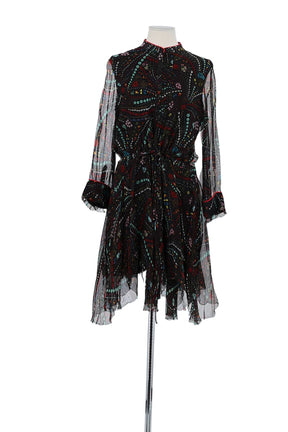 Robe Zadig & Voltaire Noir en Soie, taille M - Seconde Main