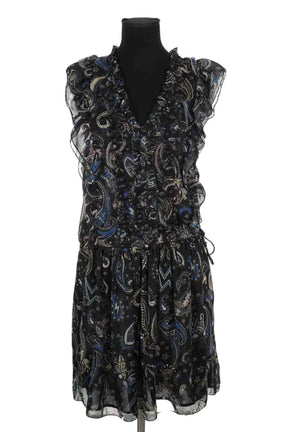 Robe Zadig & Voltaire Noir en Synthétique, taille M - Seconde Main