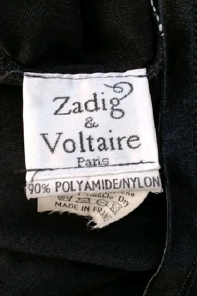Robe Zadig & Voltaire Noir en Synthétique