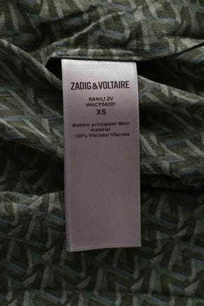 Robe Zadig & Voltaire Ranili ZV Kaki en Viscose