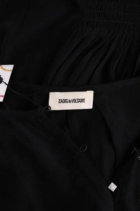 Robe Zadig & Voltaire Rodji strass Noir en Viscose