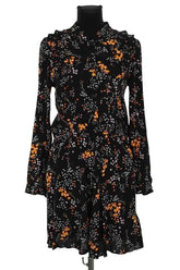 Robe Zadig & Voltaire Rojo spark Noir en Viscose, taille XS - Seconde Main