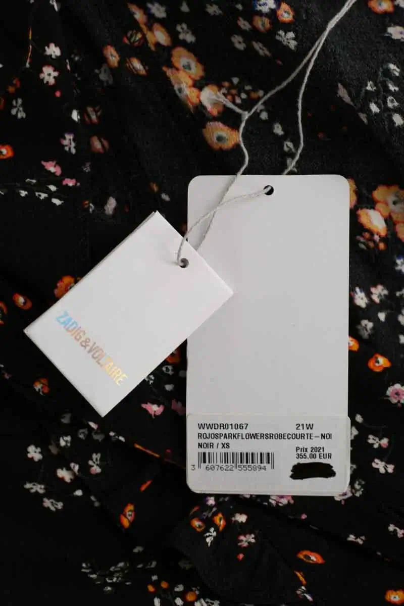 Robe Zadig & Voltaire Rojo spark Noir en Viscose