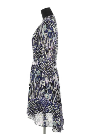 Robe Zadig & Voltaire Roumy Bleu en Soie