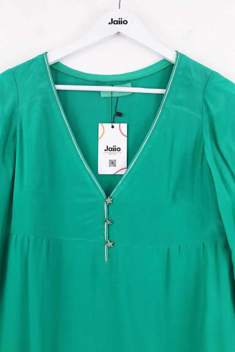Robe Zadig & Voltaire Vert en Soie