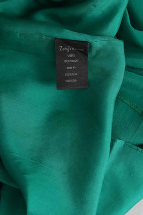 Robe Zadig & Voltaire Vert en Soie