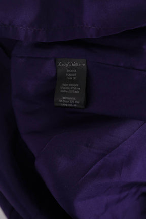 Robe Zadig & Voltaire Violet en Coton