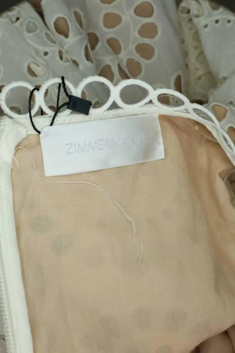 Robe Zimmermann Blanc en Coton