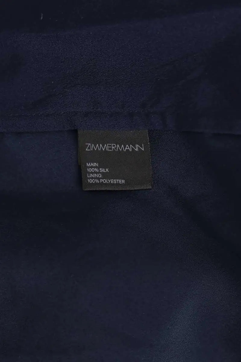 Robe Zimmermann Marine en Soie