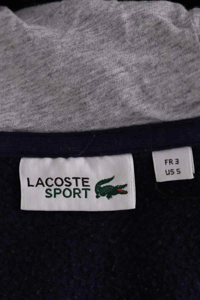 Gilet Lacoste Marine en Coton