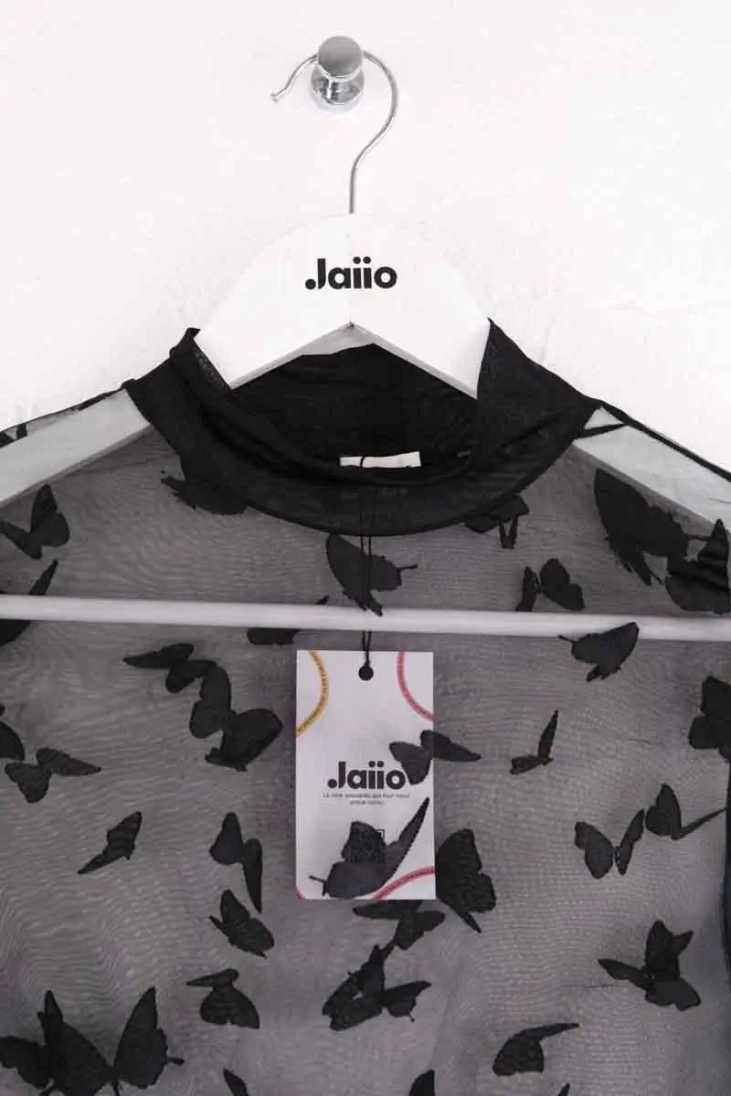 Blouse Saint Laurent Noir en Synthétique