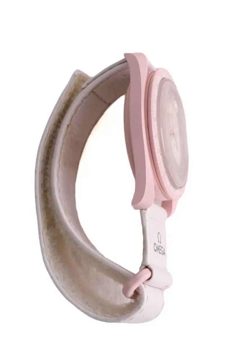 Montre Swatch x Oméga Swatch Rose en Autres