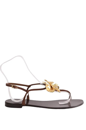 Sandales Giuseppe Zanotti Marron en Cuir, taille 39 - Seconde Main