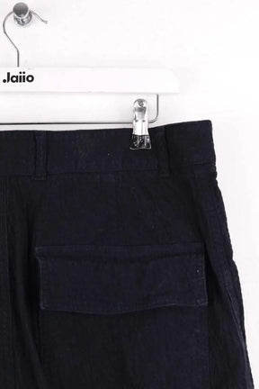 Pantalon large Eat Dust Noir en Coton