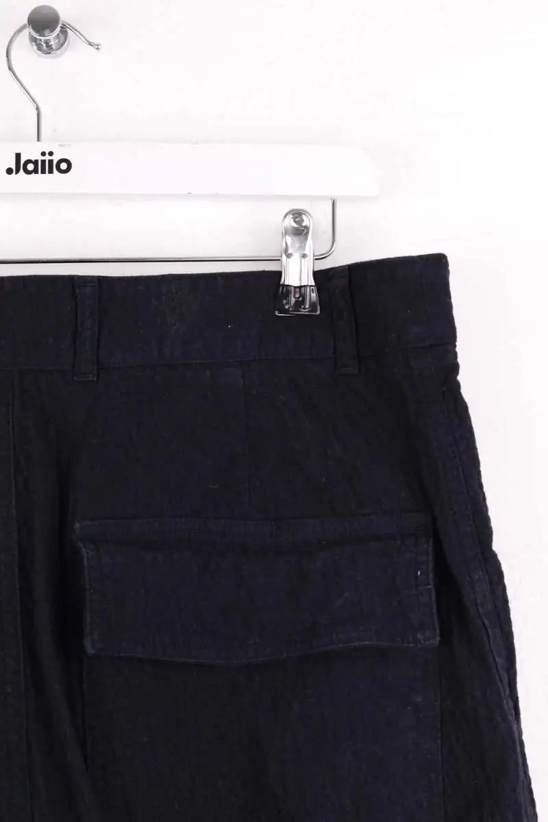 Pantalon large Eat Dust Noir en Coton