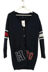 Cardigan Tommy Hilfiger Marine en Laine, taille S - Seconde Main