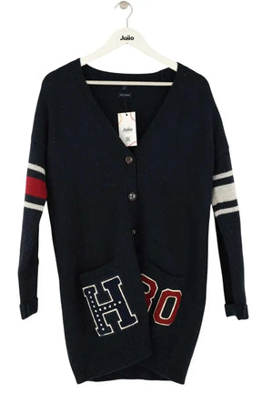 Cardigan Tommy Hilfiger Marine en Laine, taille S - Seconde Main
