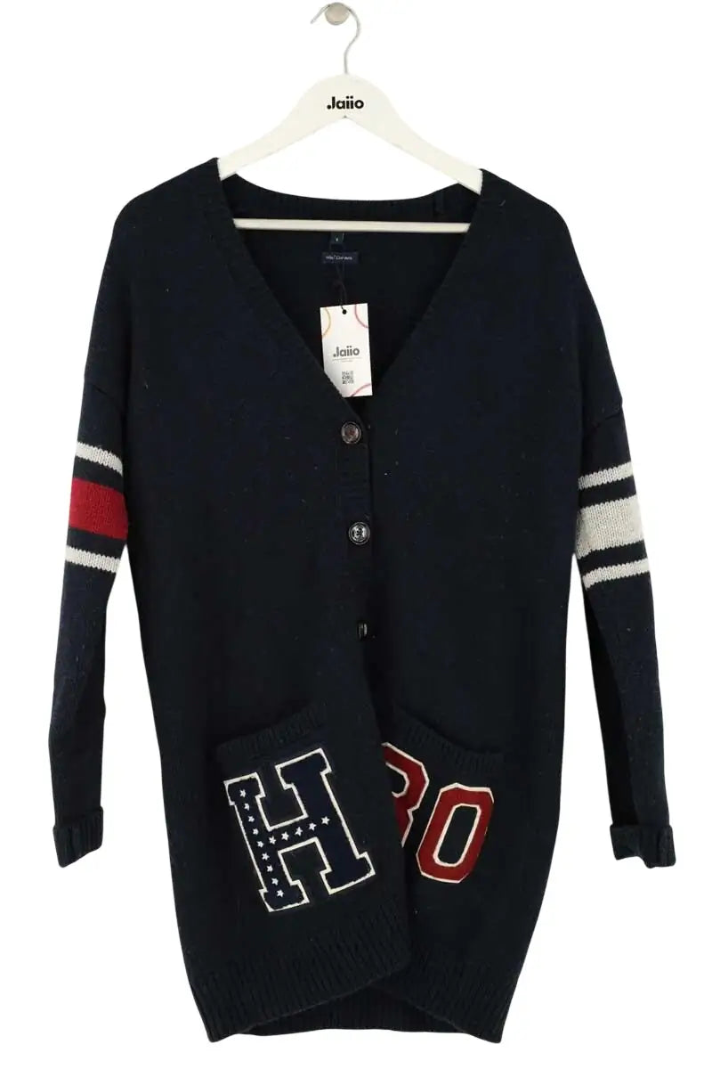 Cardigan Tommy Hilfiger Marine en Laine, taille S - Seconde Main