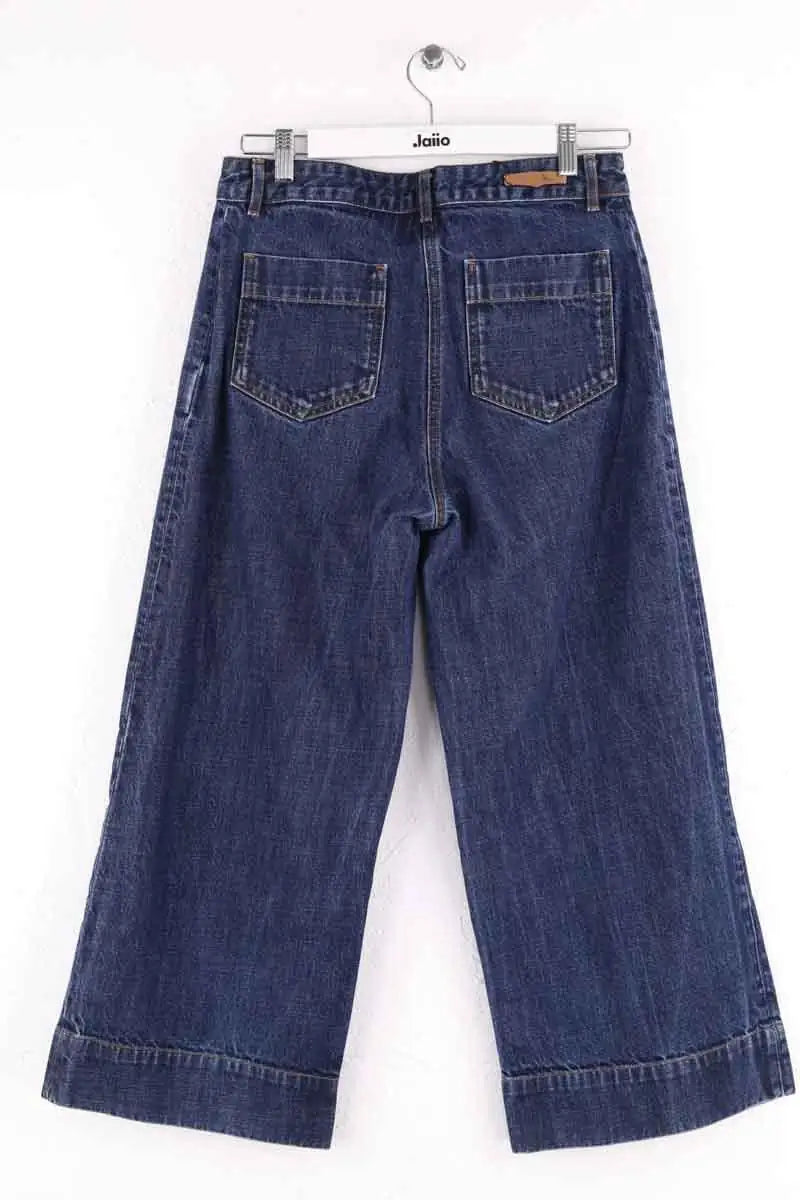Jean large Sessun Bleu en Coton