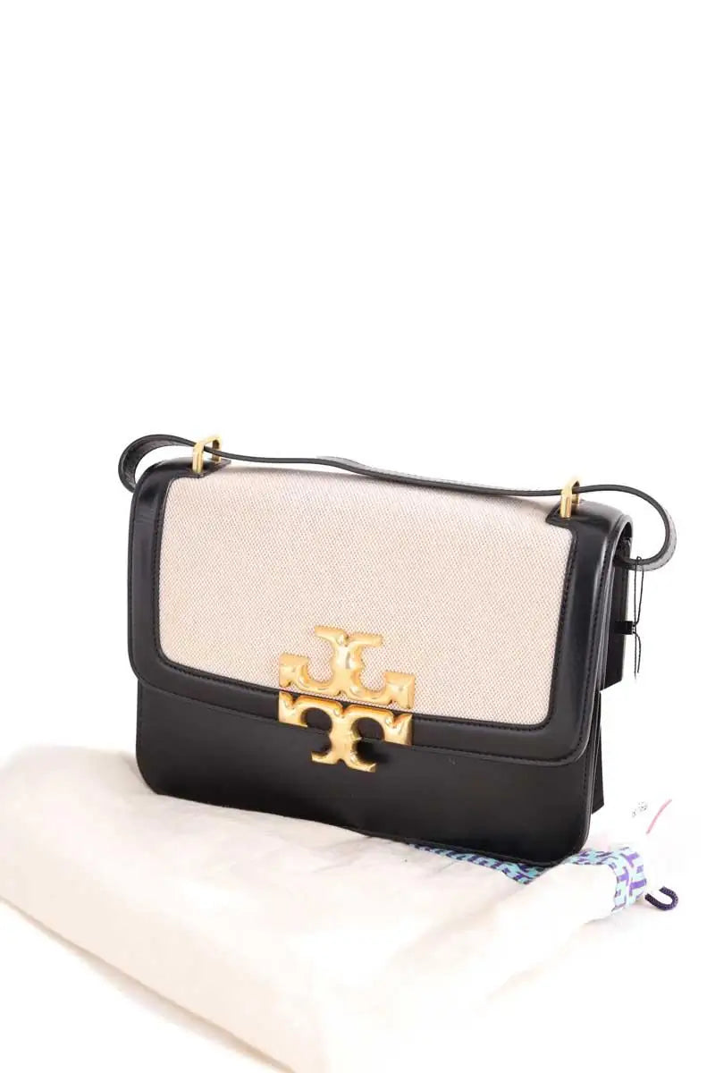 Sac à bandoulière Tory Burch Eleanor Noir en Cuir