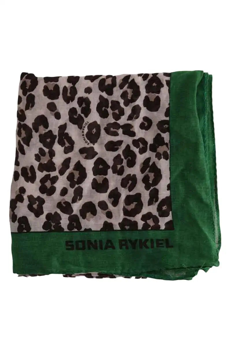Carré Sonia Rykiel Marron en Coton - Seconde Main